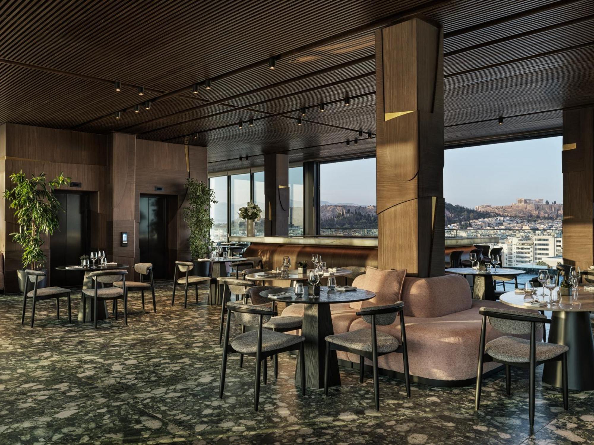 Grand Hyatt Athens Hotel Exterior photo The restaurant