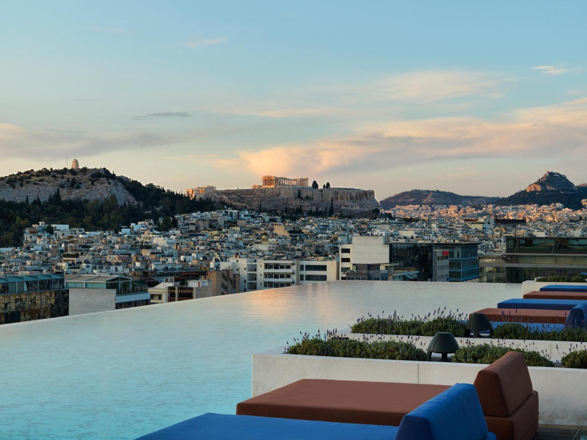 Grand Hyatt Athens Hotel Exterior photo View from the rooftop pool